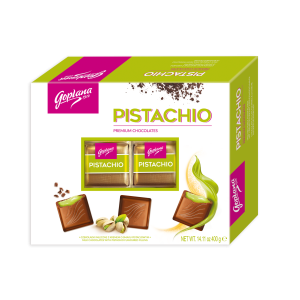 Goplana Czekoladki Pistachio Czekoladki mleczne 400g