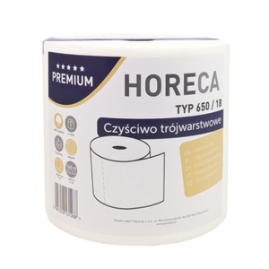 HORECA PREMIUM Czyściwo celulozowe typ 650/18 1 rolka 3-warstwowe
