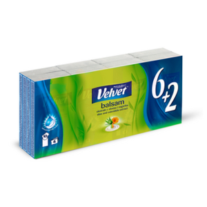 Chusteczki higieniczne Velvet Balsam Ekstrakt szt. 6+2