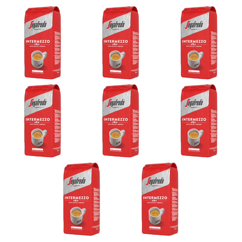Kawa palona Segafredo Intermezzo 1000g ziarnista X8