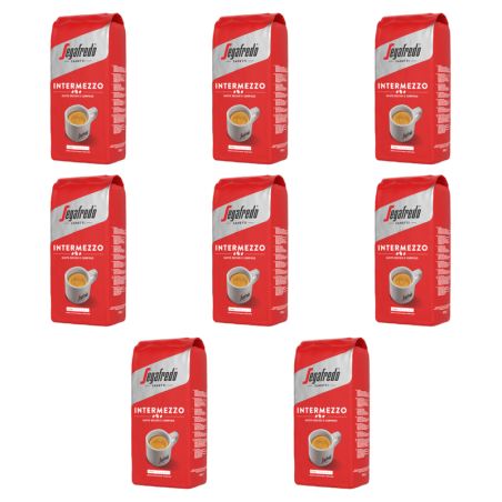Kawa palona Segafredo Intermezzo 1000g ziarnista X8