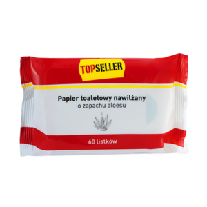 TOPSELLER Papier toaletowy nawilżany 60 listków
