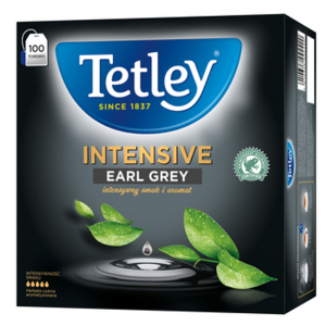 Herbata Tetley Intensive Earl Grey 100 torebek x 2g X12