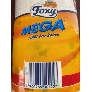 Papier toaletowy Foxy Mega 4 rolki, 3 warstwy