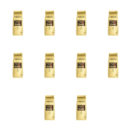 WOSEBA Mocca Fix Gold Kawa palona ziarnista 500g X10