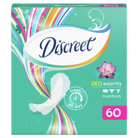 Discreet Waterlily Multiform wkładki higieniczne 60 szt.