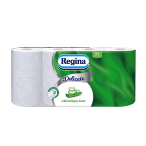 Papier toaletowy Regina Delicate Aloe Vera 8 rolek