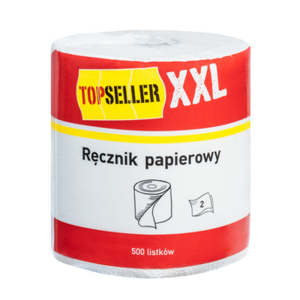 TOPSELLER XXL Ręcznik papierowy 500 listków 2-warstwowy