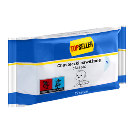 TOPSELLER Chusteczki nawilżane Classic 72 szt.