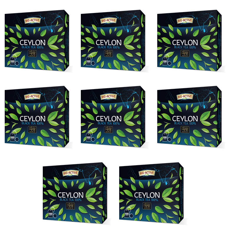 Big-Active Herbata czarna 100%, 150g X8