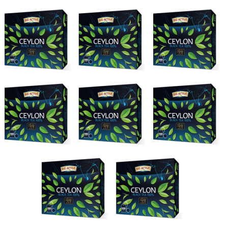 Big-Active Herbata czarna 100%, 150g X8