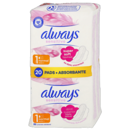 Always Ultra Sensitive Normal podpaski 20 szt