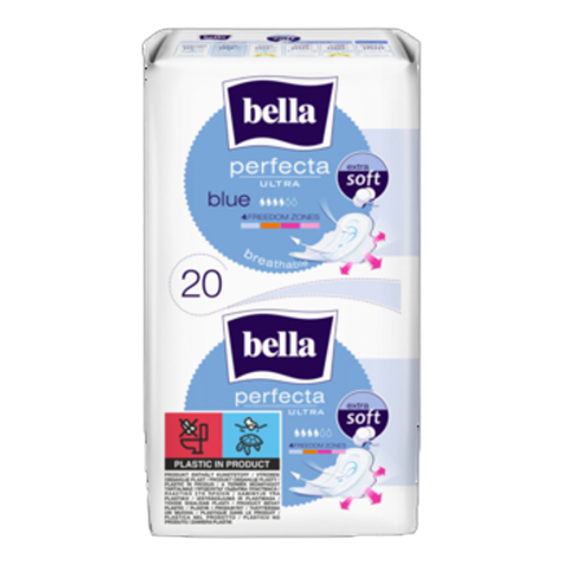 Podpaski BELLA Perfecta Ultra Blue 20 szt.