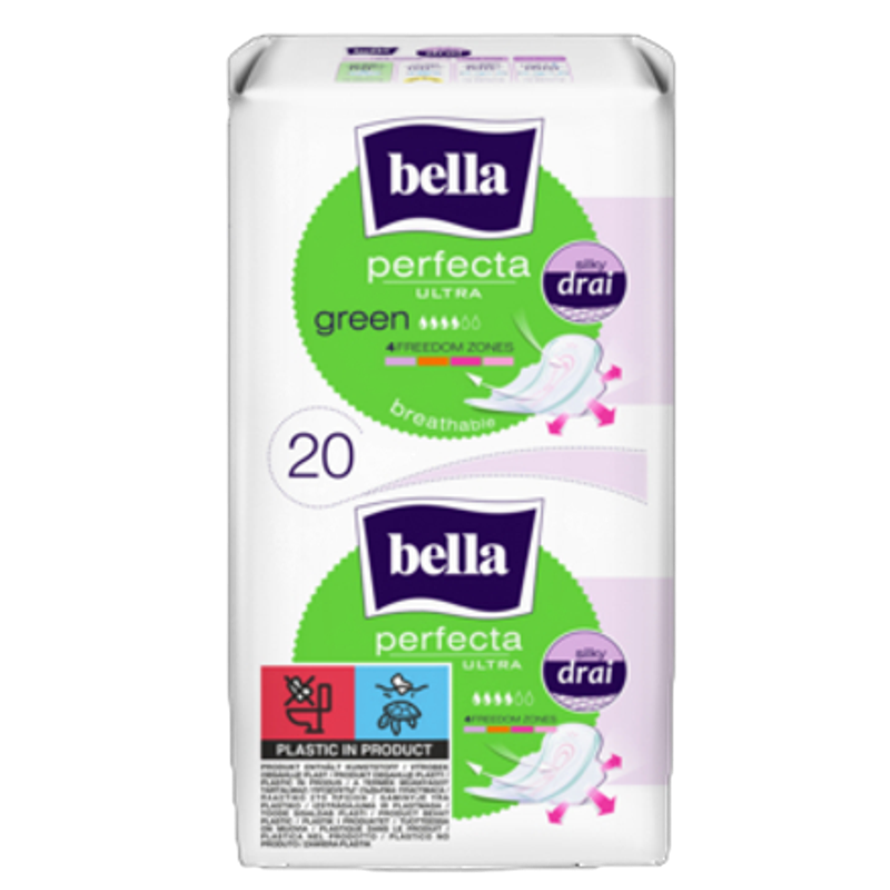 Podpaski BELLA Perfecta Ultra Green 20 szt.