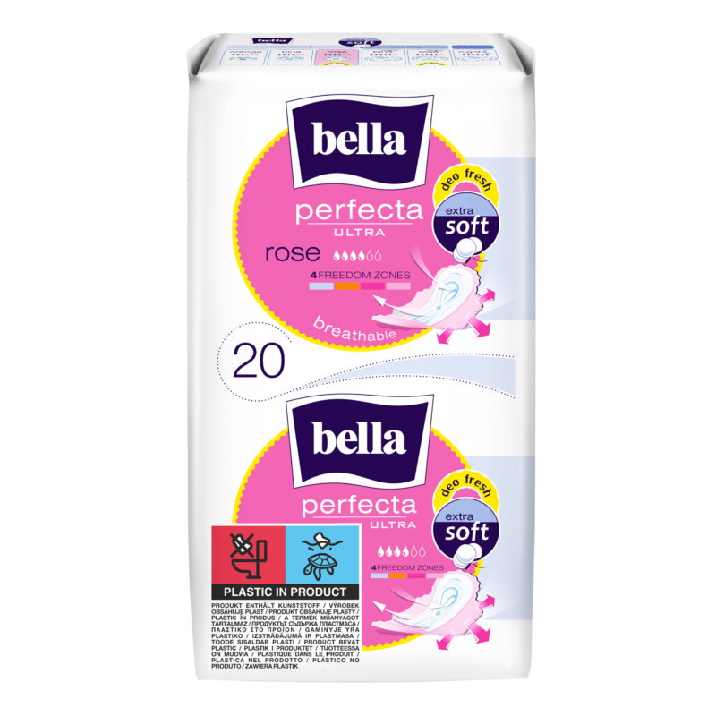 Podpaski BELLA Perfecta Ultra Rose 20 szt.