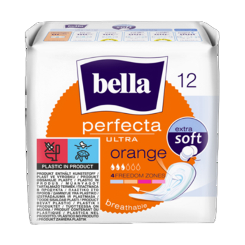Podpaski Bella Perfecta Ultra Orange extra soft 12szt.