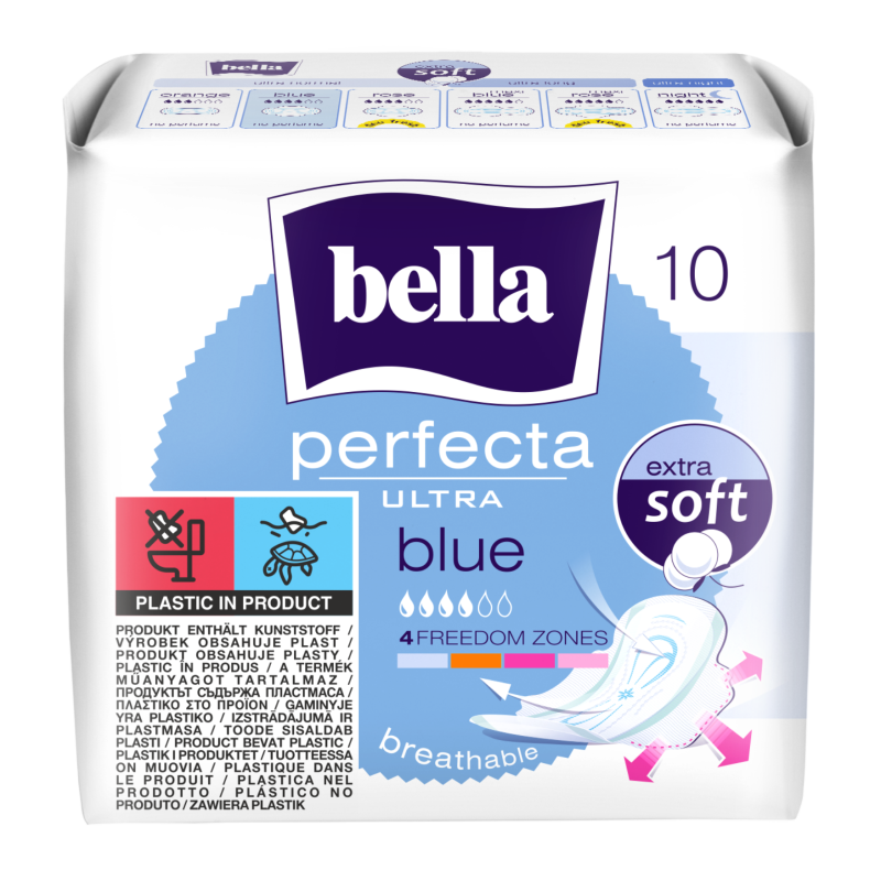 Podpaski BELLA Perfecta Ultra Blue Extra Soft 10 szt.