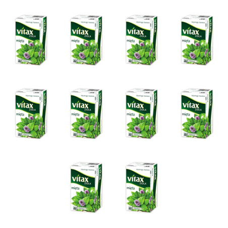 Herbata Vitax Zioła Mięta 20 torebek x 1,5g X10