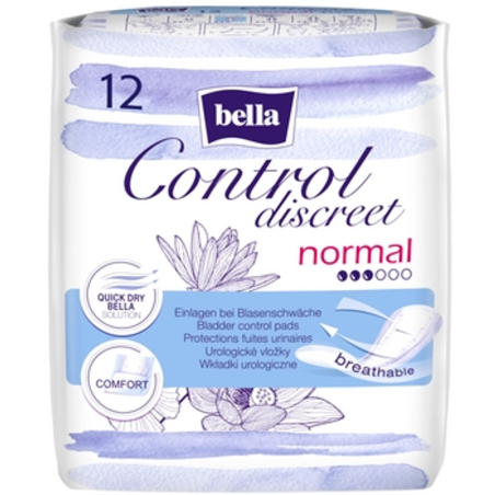Wkładki urologiczne Bella Control Discreet normal 12szt.