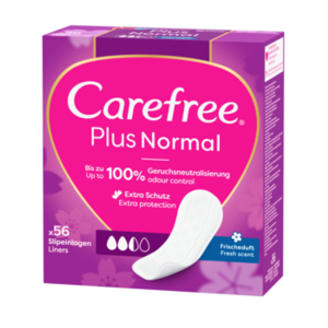 Carefree Plus Original Fresh Scent, wkładki higieniczne 56 szt.
