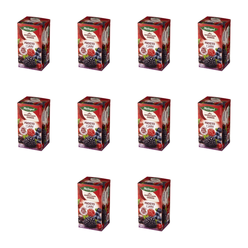 Herbaciany Ogród herbatka owocowa prosto z lasu 20tb/50g X10