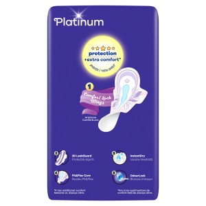 Always Platinum Normal Podpaski ze skrzydełkami, 30 sztuk