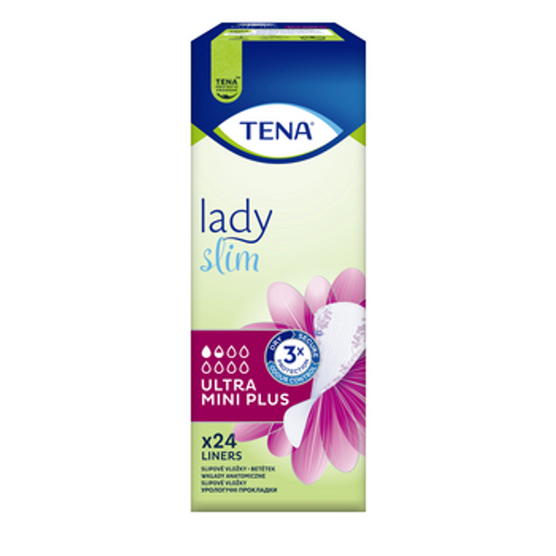 TENA Lady wkładki Ultra Mini Plus Liners 24 szt wkładki specjalistyczne