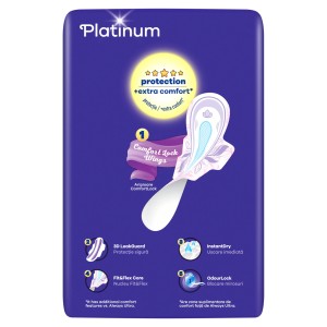 Always Platinum Night Podpaski ze skrzydełkami, 22 sztuk