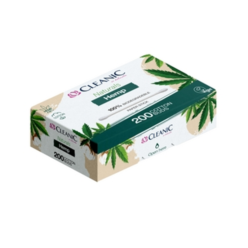 Cleanic Naturals Hemp Patyczki higieniczne 200 szt.