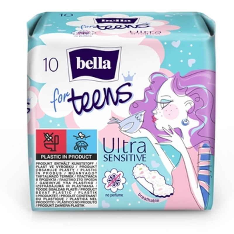 Podpaski Bella for Teens Sensitive 10 sztuk