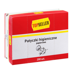 TOPSELLER Patyczki higieniczne papierowe 200 szt.
