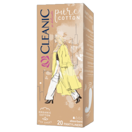 Cleanic Pure Cotton Wkładki higieniczne dla kobiet 20 szt.