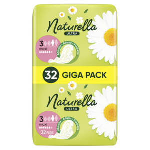 Naturella Ultra Maxi Rozmiar 3 Podpaski ze skrzydełkami 32 szt.