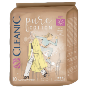 Cleanic Pure Cotton Podpaski na dzień 10 szt.
