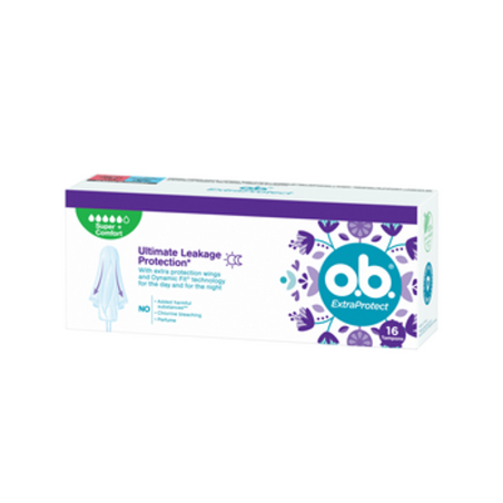 o.b. Extra Protect Super + Comfort 16 szt.