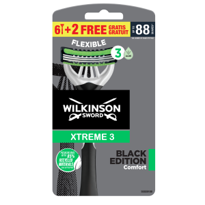 Wilkinson Sword Xtreme3 Black Edition 6+2