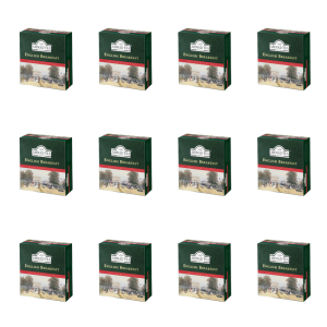 English Breakfast Ahmad Tea 100 torebek x2g X12