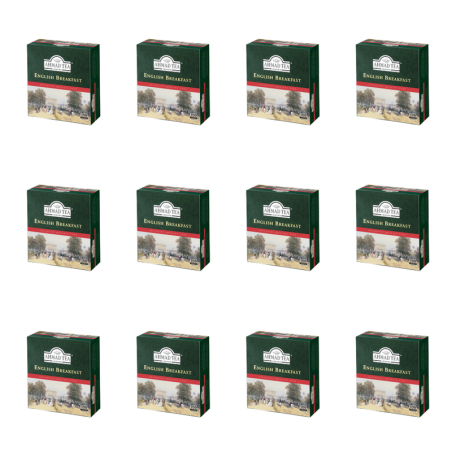 English Breakfast Ahmad Tea 100 torebek x2g X12