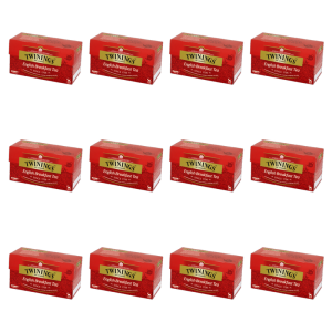Twinings Herbata Czarna English Breakfast (25 saszetek) X12