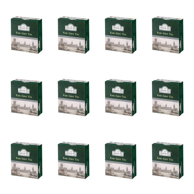 Earl Grey Ahmad Tea 100 torebek x2g X12