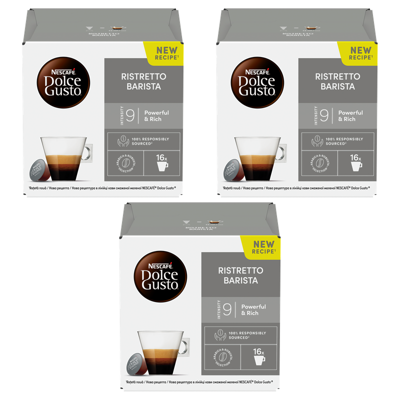 NESCAFÉ DOLCE GUSTO Ristretto Barista 104 g X3