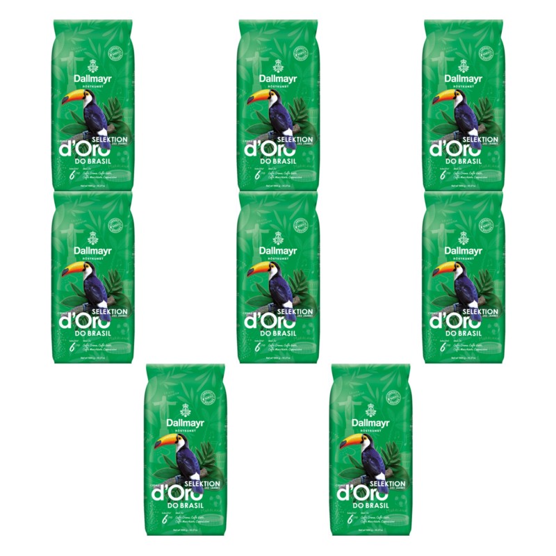 Kawa ziarnista Dallmayr Crema Selektion des Jahres 1000g X8