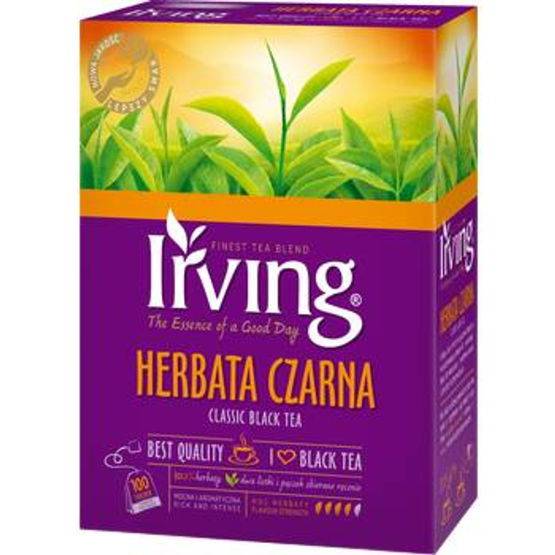 Irving Herbata czarna 100 torebek 200 g (100x2 g)