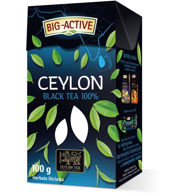 Big-Active Herbata czarna 100%, liściasta 100g