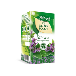 Zielnik Polski Szałwia - Herbata Ziołowa Szałwiowa na Odporność 20 Torebek