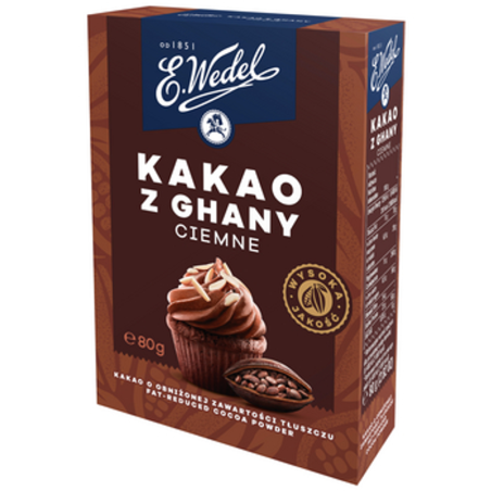E. Wedel Kakao ciemne z Ghany 80g