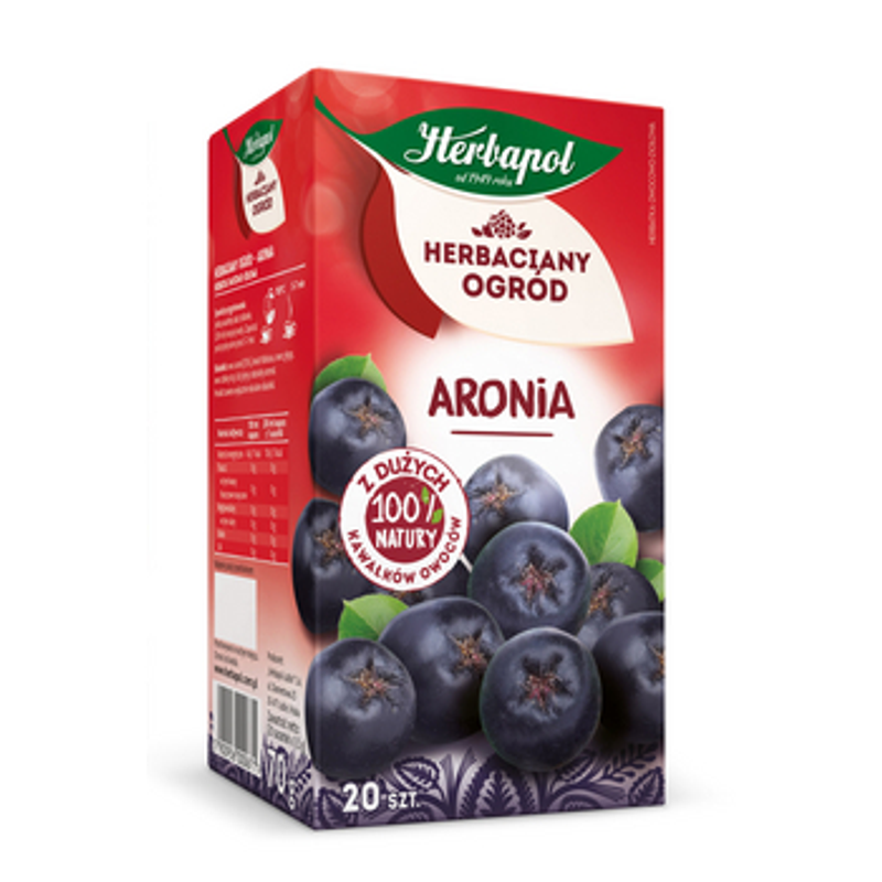 Herbapol Herbaciany Ogród herbatka owocowa aronia 20tb/70g