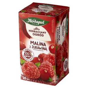 Herbaciany Ogród herbatka owocowa malina z żurawiną 20tb/54g