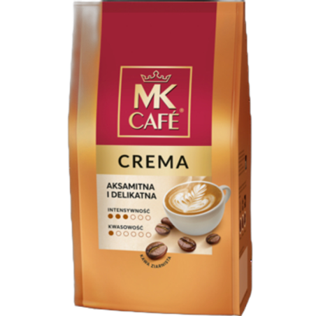 MK Cafe Crema 1kg kawa palona ziarnista