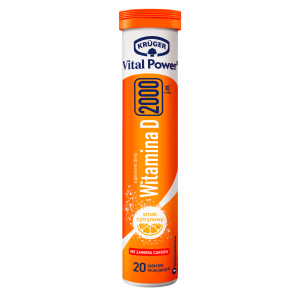 Witamina D 2000 j.m 84g, witamina musująca
